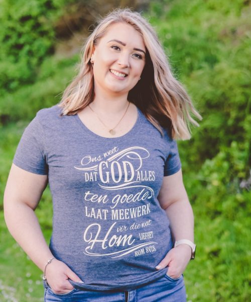 Alles teen goede mee - Ladies Christian T shirt South Africa - ITG Clothing