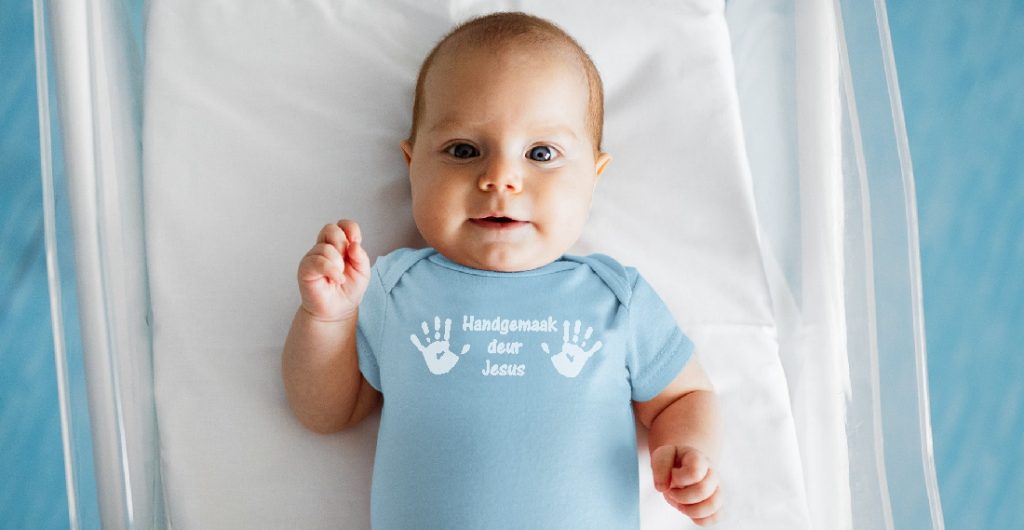 Handgemaak deur Jesus - Christian Baby Clothing South Africa - ITG Clothing