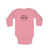 Born for a time such as this - Christian Baby onesie - Rose Pink LS new