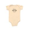 Born for a time such as this - Christian Baby onesie - Tan SS newjpg